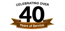 40 Years of Service  Celebrating OVER